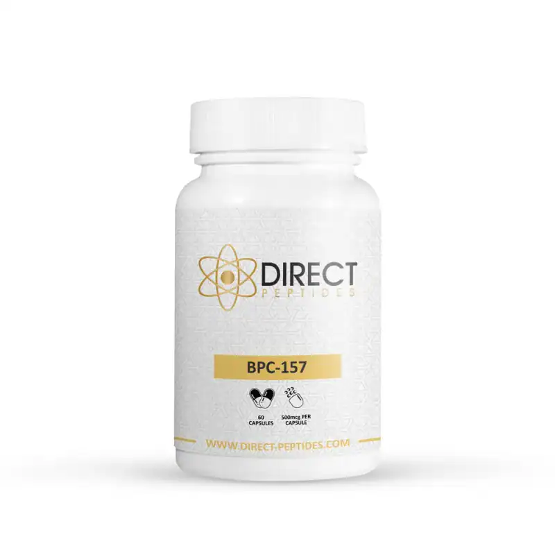 Buy BPC-157 Capsules 500mcg from Direct Peptides - Front
